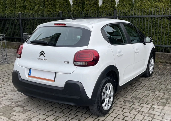 Citroen C3 cena 42999 przebieg: 59000, rok produkcji 2020 z Białystok małe 106